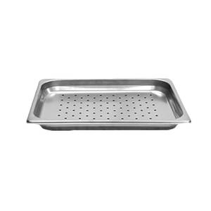 Thunder Group STPA3121PF 1/2 Size Stainless Perforated Steam Table Pan - 1-1/4" Deep