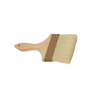 Thunder Group WDPB005 4"W Flat Pastry Brush w/ Boar Bristles & Wood Handle