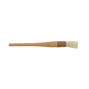 Thunder Group WDPB006 1" Round Pastry Brush w/ Boar Bristles & Wood Handle