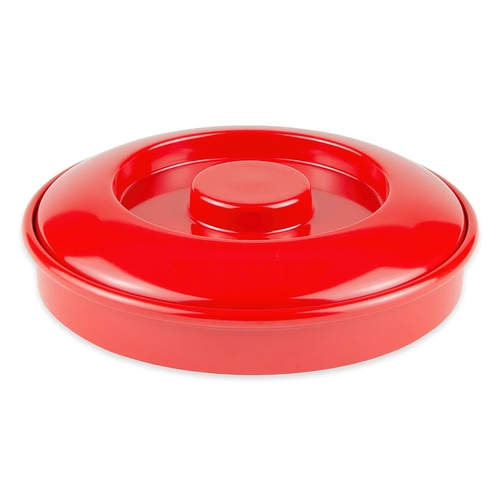 GET TS-800-R Viva Mexico Red Melamine 7.75" dia.Tortilla Server w/ Lid