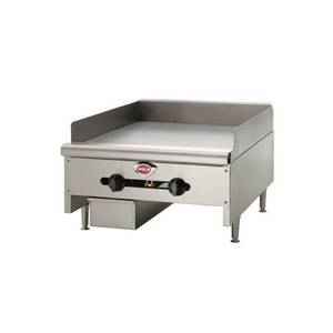 Wells HDG-3630G-LP 36" Countertop Manual Griddle w/ 3/4" Plate - LP