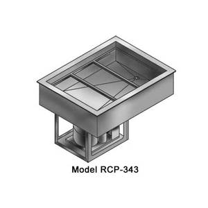Wells RCP-143 (4) 1/3 Size Pan Drop-in Cold Food Well Unit