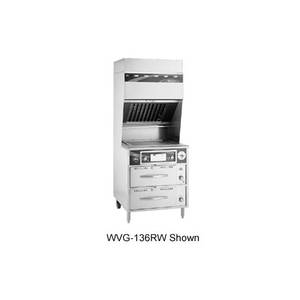 Wells WVG-136 42" Electric Ventless Griddle w/ Self-Contained Hood System