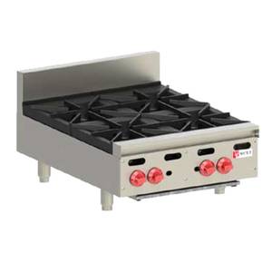 Wolf Commercial AHP424 24" W Gas Achiever 4 Burner Hotplate