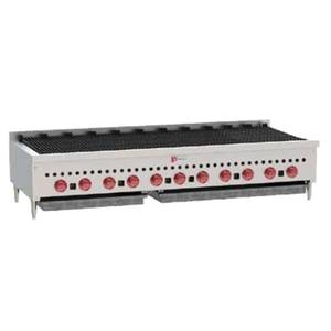 Wolf Commercial SCB60 60" W Countertop Charbroiler w/ (4) 14,500 BTU burners