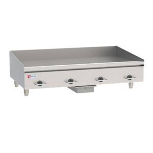 Wolf Commercial WEG48E 48" W Heavy Duty Electric Griddle w/ thermo snap action