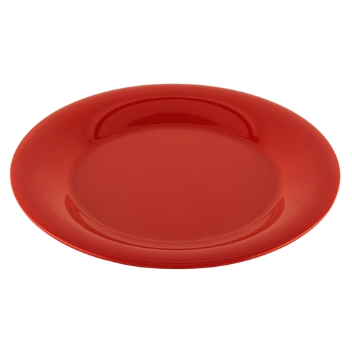 GET WP-10-CR Diamond Harvest Cranberry Melamine 10.5" dia. Wide Rim Plate