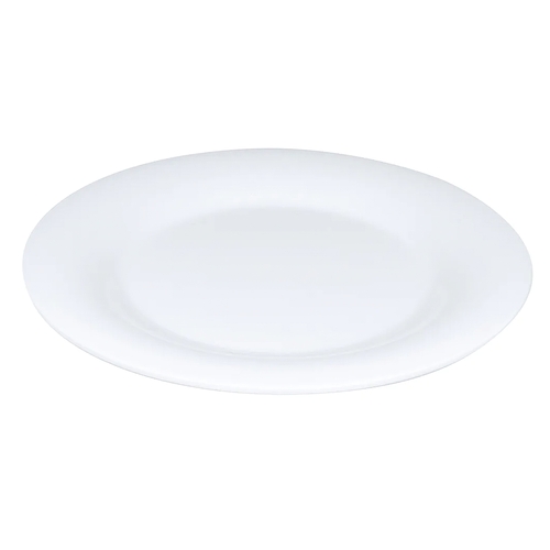 GET WP-10-DW Diamond White Melamine 10.5" dia. Wide Rim Plate - 1 Doz
