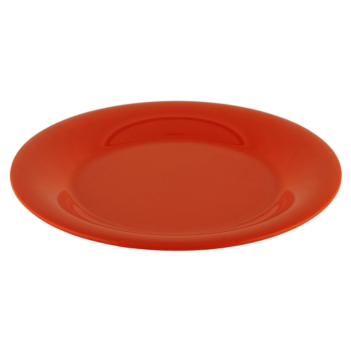 GET WP-10-RO Diamond Rio Orange 10.5" dia. Wide Rim Mardi Gras Plate