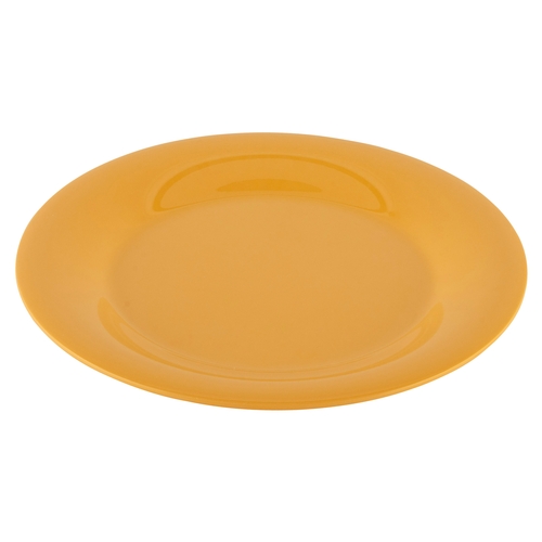 GET WP-10-TY Diamond Tropical Yellow Melamine 10.5" dia. Wide Rim Plate