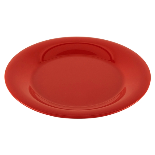 GET WP-5-CR Diamond Cranberry Melamine 5.25" dia. Wide Rim Plate - 4 Doz