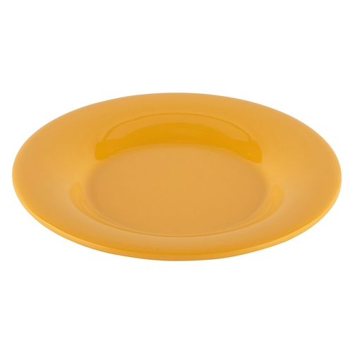 GET WP-5-TY Diamond Tropical Yellow Melamine 5.5" dia. Mardi Gras Plate