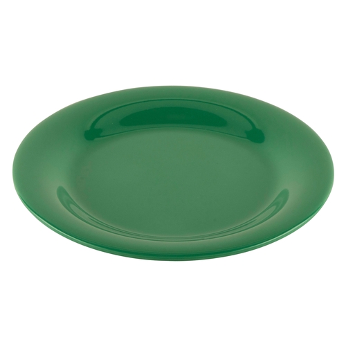 GET WP-6-FG Diamond Rainforest Green Melamine 6.5" dia. Wide Rim Plate