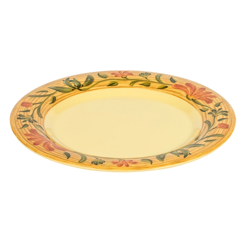 GET WP-6-VN Venetian Melamine 6.5" dia. Wide Rim Plate - 4 Doz