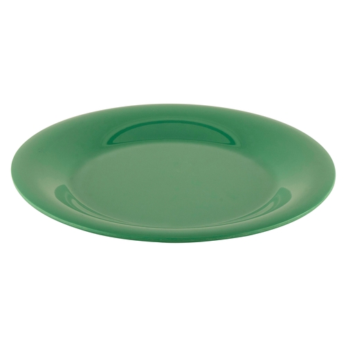 GET WP-7-FG Diamond Rainforest Green Melamine 7.5" dia. Wide Rim Plate