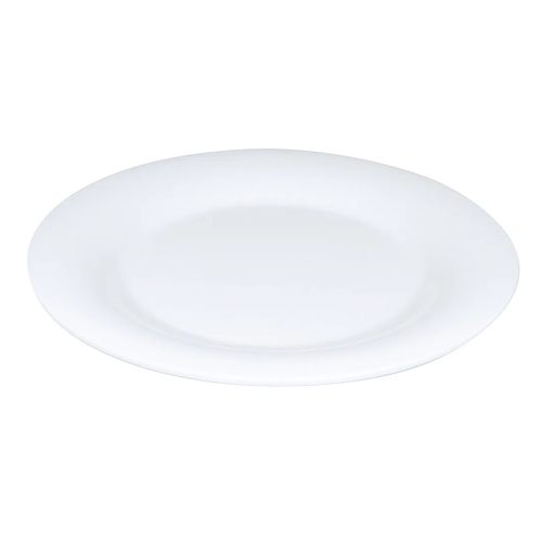 GET WP-9-DW Diamond White Melamine 9" dia. Wide Rim Plate - 2 Doz