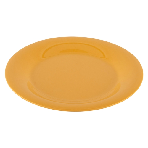 GET WP-9-TY Diamond Tropical Yellow Plate 9" dia. Wide Rim Plate - 2 Doz