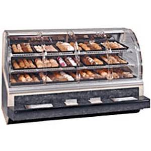 Federal Industries SN59SS 59in Non-Refrigerated Dry Bakery Deli Case Self Serve