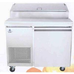 Ascend JPP-5008 4Ft Pizza Prep Cooler Stainless Table Holds 6 Pans