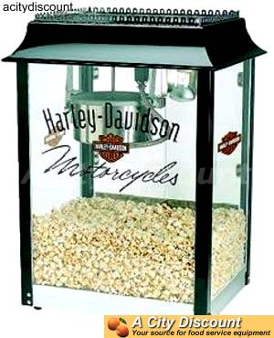 Paragon 1108830 Popcorn Machine Paragon Harley Davidson 8oz Popper 