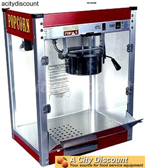 Paragon 1106110 Popcorn Machine Paragon 6oz Theater Brand Kettle Popper 