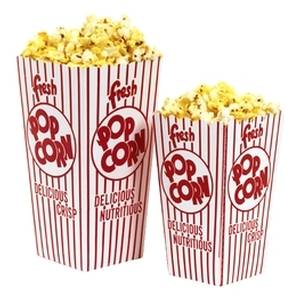 Paragon 1044 Popcorn Popper Supplies Case of 100 Scoop Boxes, .75oz 