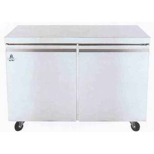 Ascend JUC-48F 48" Undercounter Freezer Stainless 2 Door 