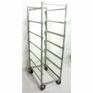 Used Restaurant Bakery Catering Mobile Aluminum Sheet Pan Rack 