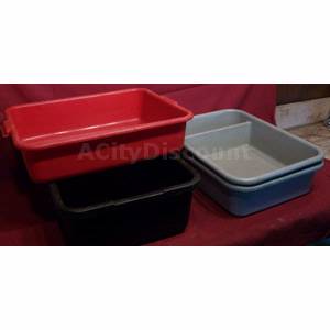 Used Set of 5 Assorted Commercial Restaurant Plastic Bus Tubs