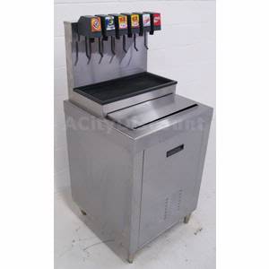 Used Cornelius-Beverage CB2323SST 6 Head Soda Coke Fountain Drink Dispenser W/ Ice Bin
