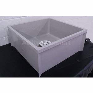 Used Zurn Commercial Restaurant Kitchen Mop Utility Sink Floor Basin