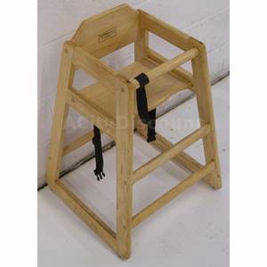 Used Restaurant Furniture Wood High Chair Toddler Seat