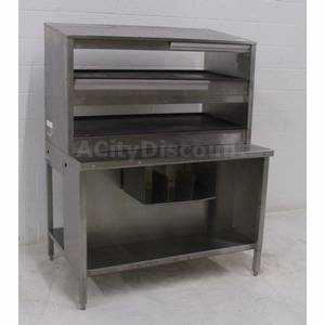 Used 2 Shelf Pass Thru Work Station Warmer Cabinet