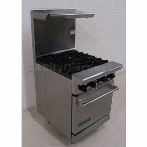 Used American Range AR-4 4 Burner Nat Gas Restaurant Range W Standard Oven