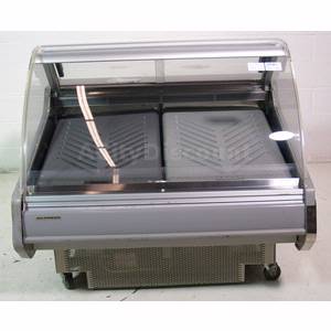 Used Hill Phoenix OS1A4 Mobile Fish/ Food/ Meat Refrigerator Display Case Cooler