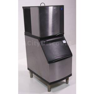 Manitowoc SY0324A Commercial 350 lb. Air Cooled Cube Ice Maker W Bin