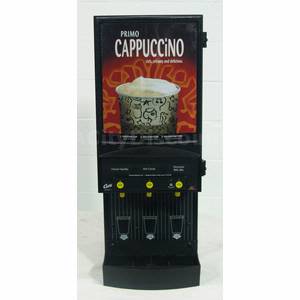 Used Curtis CAFEPC3CS10000 3 Flavor Powder Bev Dispenser Cappuccino Machine