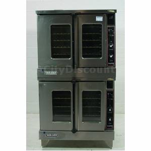 Used Garland MCO-GS-10E Stainless Double Stack Nat Gas Convection Oven