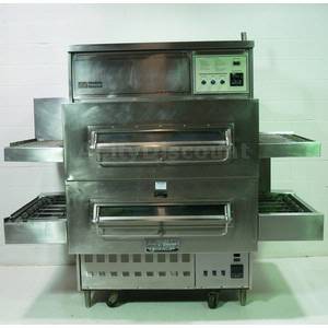 Used Middleby-Marshall PS-350G-2 Commercial High Volume Double Conveyor Gas Oven W 32" Belt