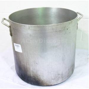 Used Extra Large Aluminum Stock Pot w Handles