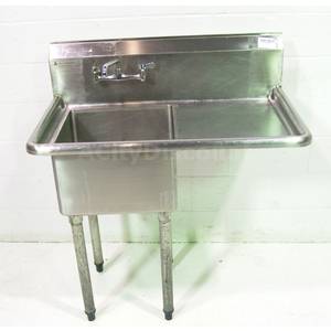 Used Jimex Corporation One Compartment Stainless Steel Vegetable/Prep Sink 