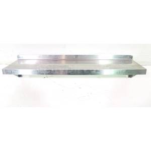 Used 4FT Stainless Wall Mount Work Storage Shelf