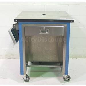 Used Colorpoint 36-CSE Mobile Buffet Cash Register Cart w Shelf / Drawer