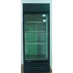 Used True GDM-26 Black 26 Cu.Ft Retail Glass Door Merchandising Refrigerator