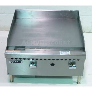 Used Vulcan Commercial 24" Flat Top Nat Gas Grill Griddle