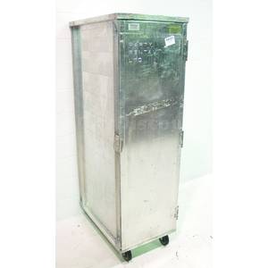 Used Commercial Mobile Aluminum Food Pan Transport Cabinet