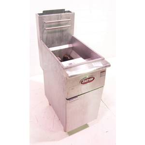 Used Entree F3-N 40lb Natural Gas Restaurant Deep Food Fryer 