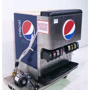 Used Cornelius-Beverage ED250-BCH C/T 8 Head Fountain Soda/ Ice Dispenser W Carb Pump 