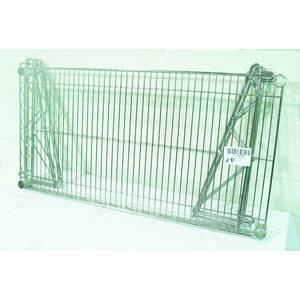 Used Stainless Wire 36" Wall Mount Storage Shelf W Brackets