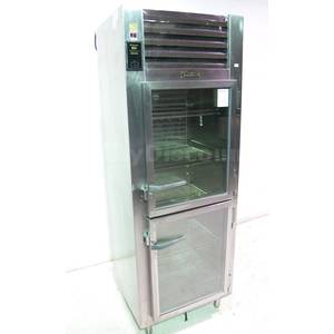 Used Traulsen UR30WT-A Reach-In Glass Double Door Wine Cooler Display Refrigerator